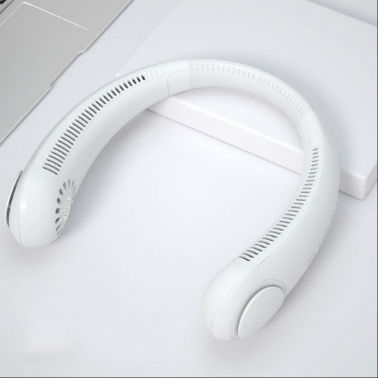 New Xiaomi Mini Wireless Neck Fan Portable - White - Zentrava