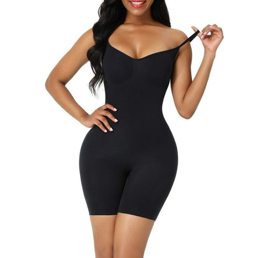 Zentrava One - Piece Body Shaper - Black - Zentrava