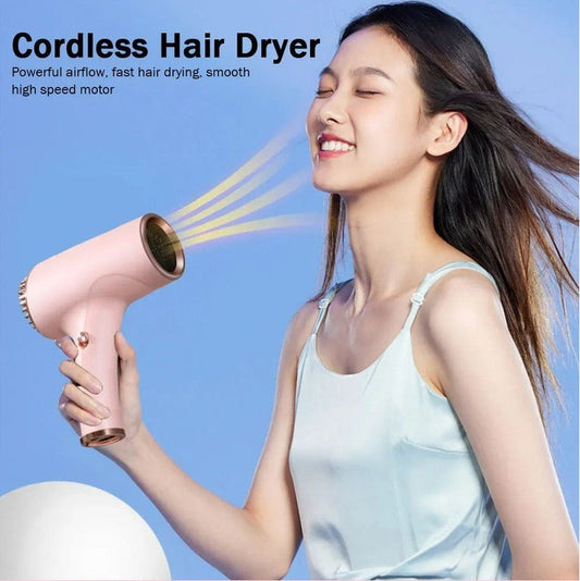 Zentrava AirGlide Pro – Cordless Hair Dryer - White - Zentrava