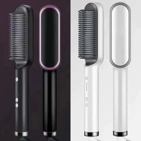 Zentrava GlideSmooth Pro – Straightening Brush Sleek Hair, Effortless Styling - Zentrava
